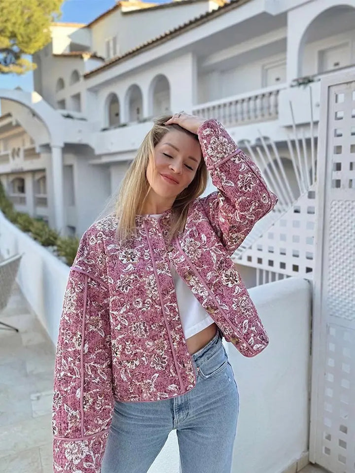 Nicole™ | Trendy met print jas
