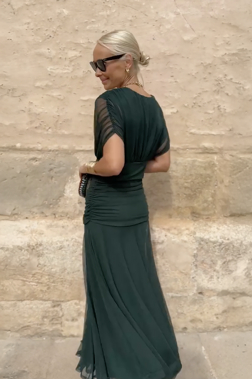 Elin | Maxi jurk met V-hals
