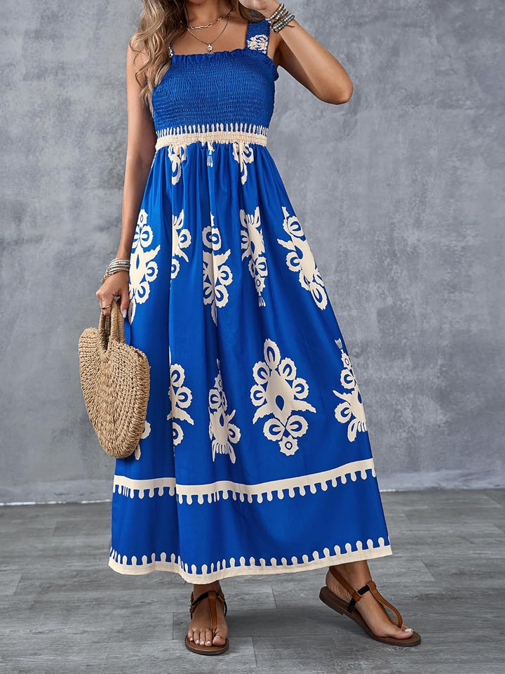 Valencia | Zonder mouwen square neck jurk