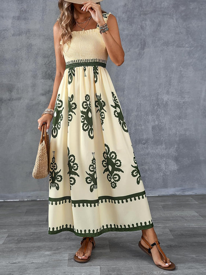 Valencia | Zonder mouwen square neck jurk