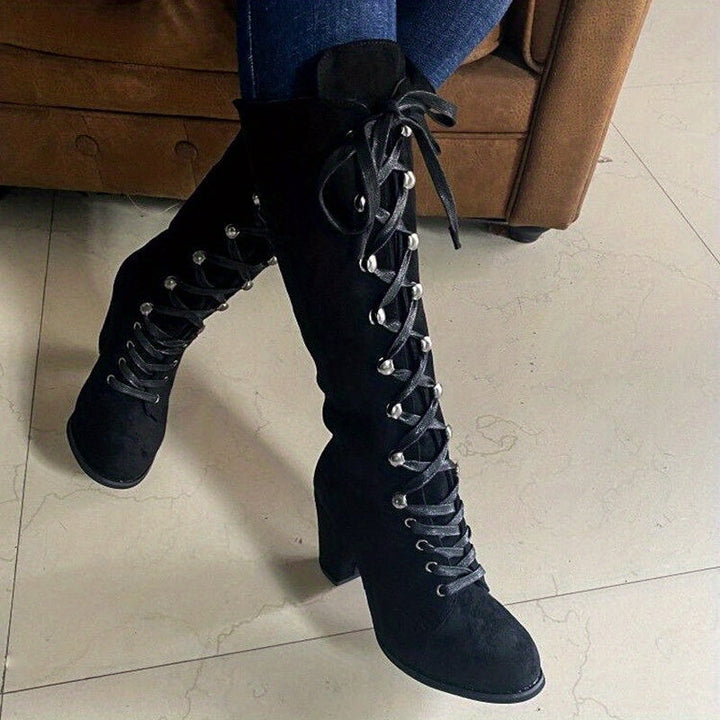 Lucia | Fashionable knee-high laarzen