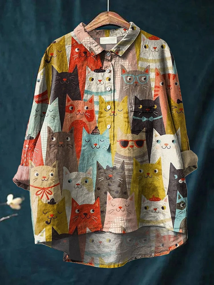 Sheena™ | Cat art shirt