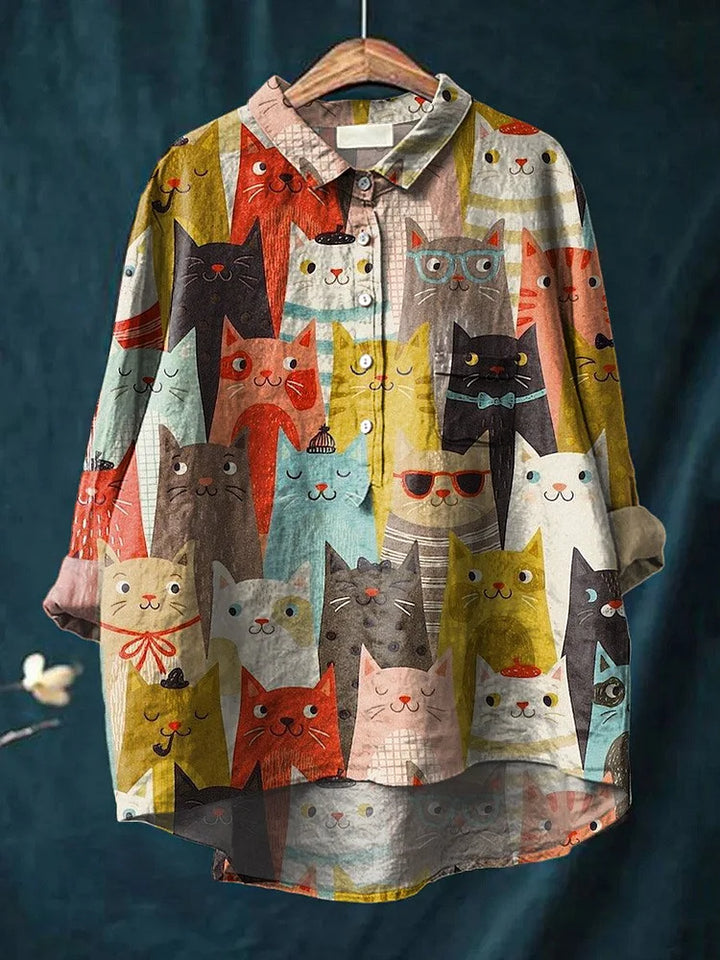 Sheena™ | Cat art shirt