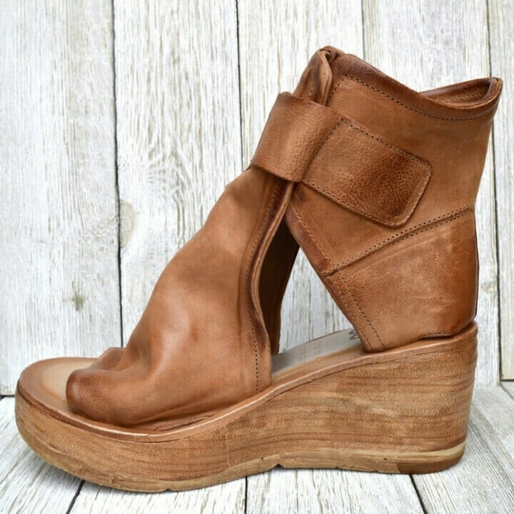 Elana | Stijlvolle orthopedische boho sleehaksandalen