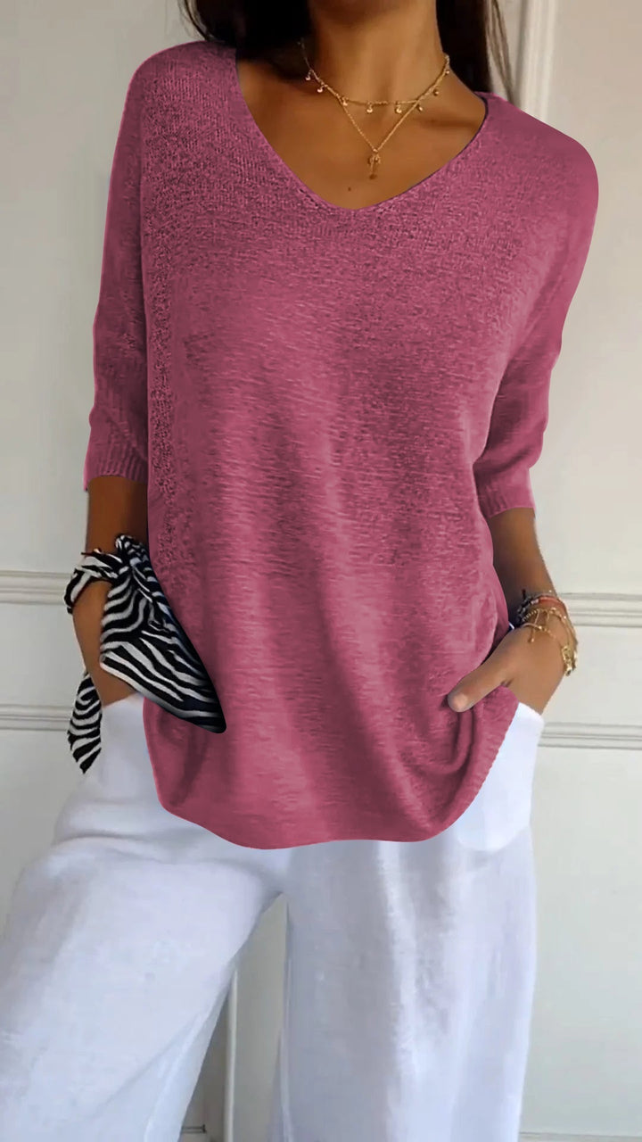 Lauren™ | Casual top met V-hals