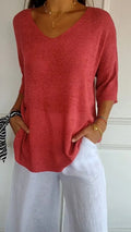 Lauren™ | Casual top met V-hals
