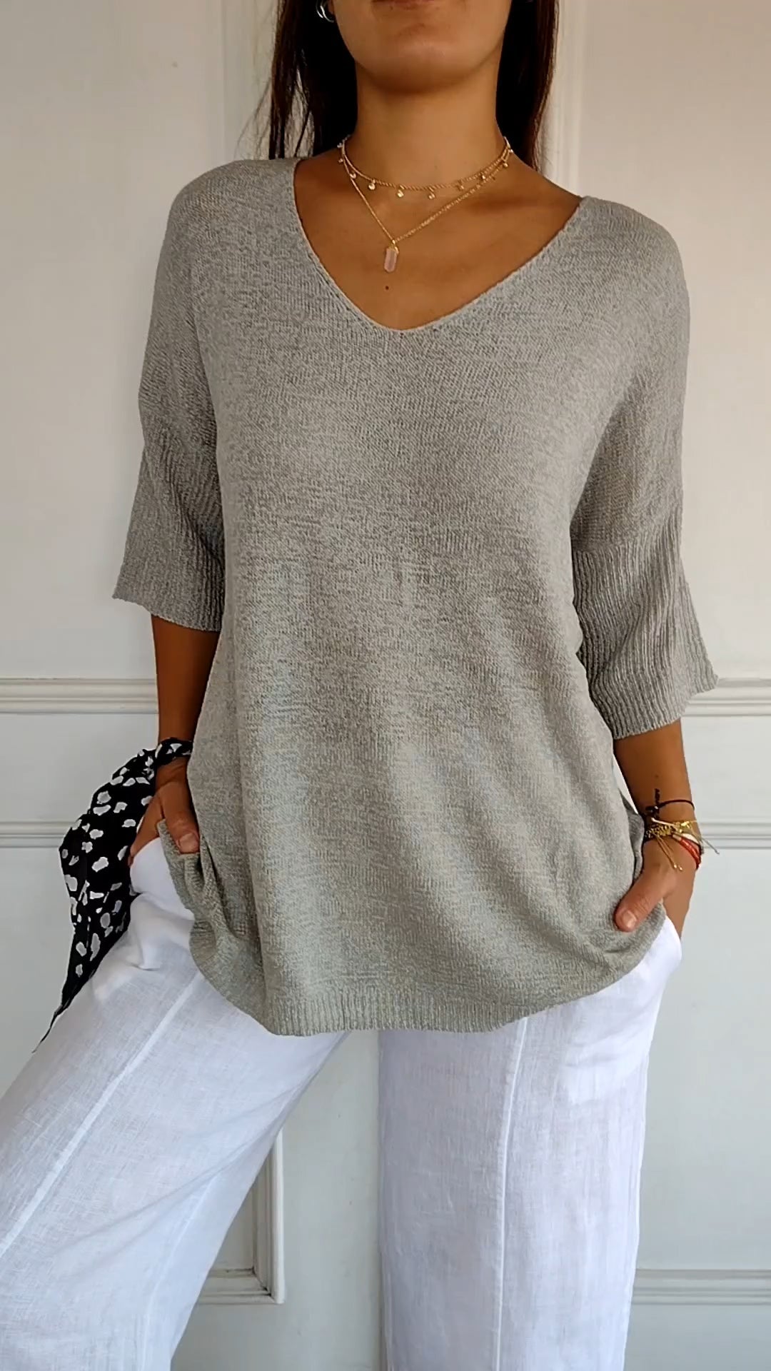 Lauren™ | Casual top met V-hals