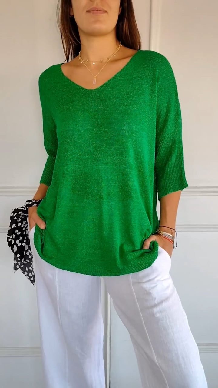 Lauren™ | Casual top met V-hals