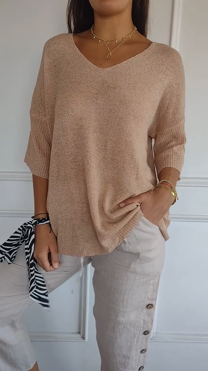 Lauren™ | Casual top met V-hals