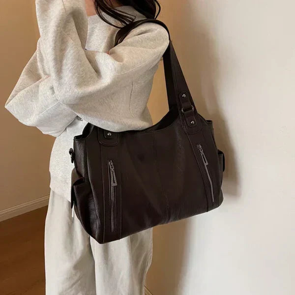 Rae™ | Klassieke leather handtas