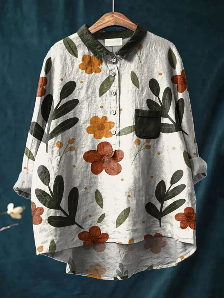 Eleanor™ | Elegante plant art shirt