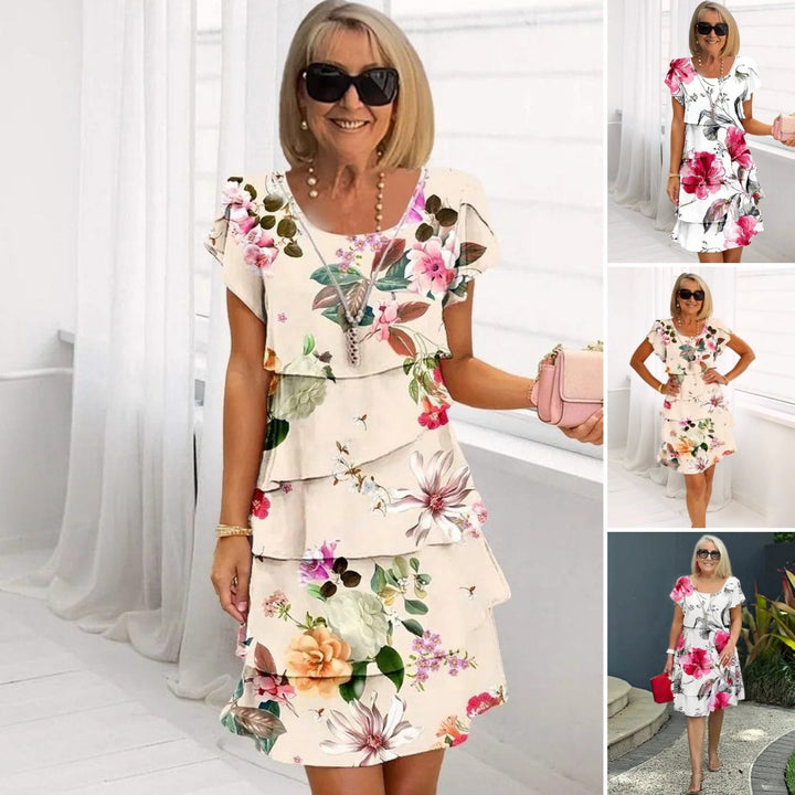 Catrina | Bloemen print jurk