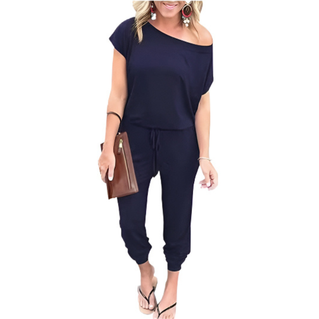 Adelfa™ | Effortless off-shoulder summer lounge playsuit
