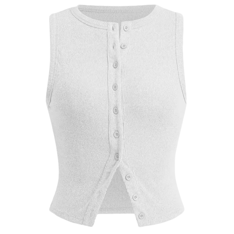 Kylie™ | Klassieke ribbed casual crop top