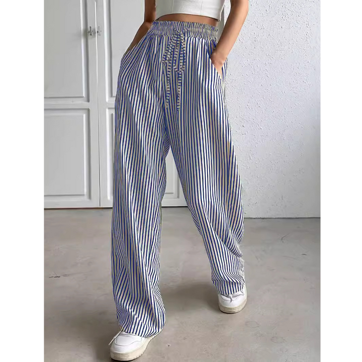Bayleez™ | Simple summer gestreepte relaxte fit bottoms