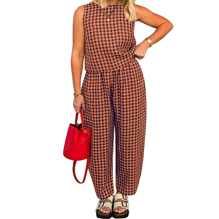 Shaniah™ | Loose fit pocket crop top & broek set