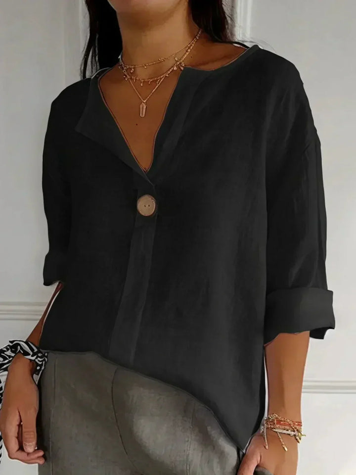 Nayla™ | Casual V-hals blouse
