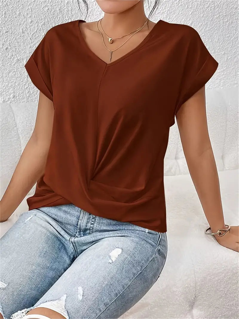 Belle™ | The stijlvolle top met V-hals