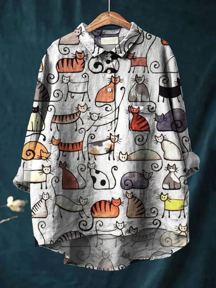 Amari™ | Cat art shirt