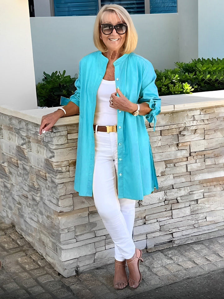 Célina™ | Classy lange shirtjas