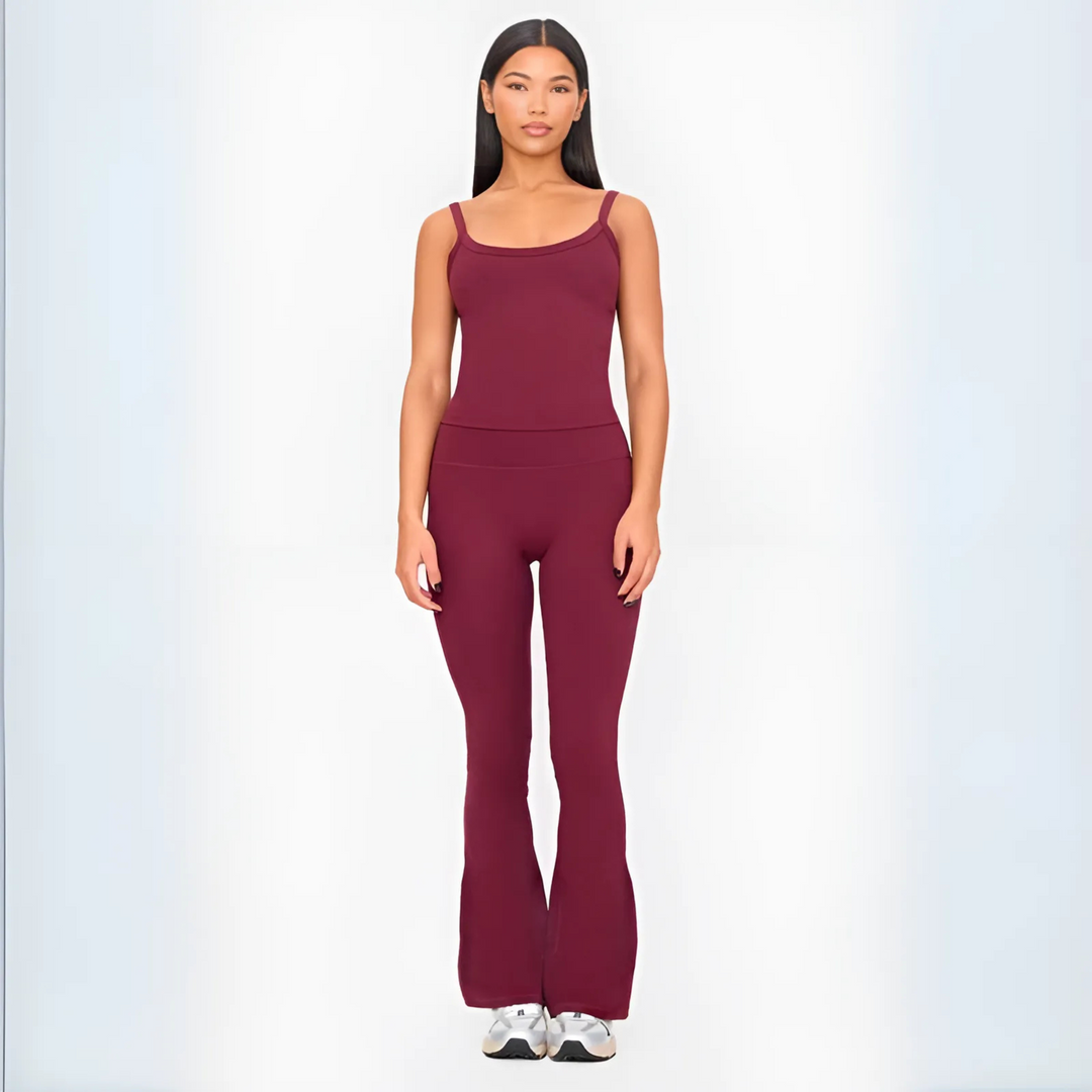 Ariana™ | Casual cami top and flare leg broek set