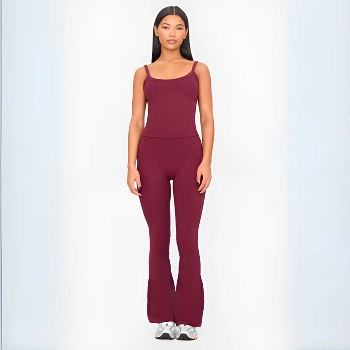 Ariana™ | Casual cami top and flare leg broek set