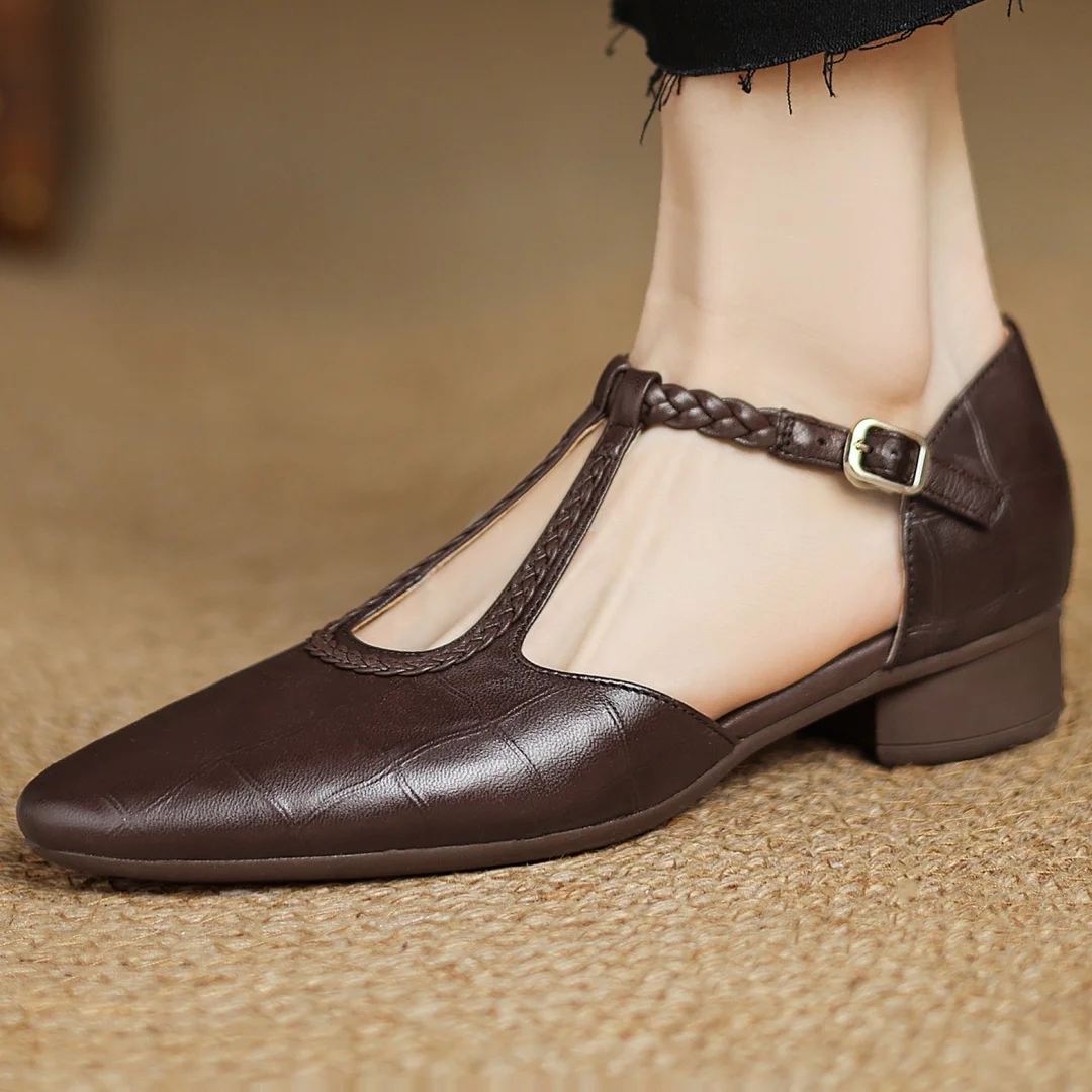 Leather | Mary janes