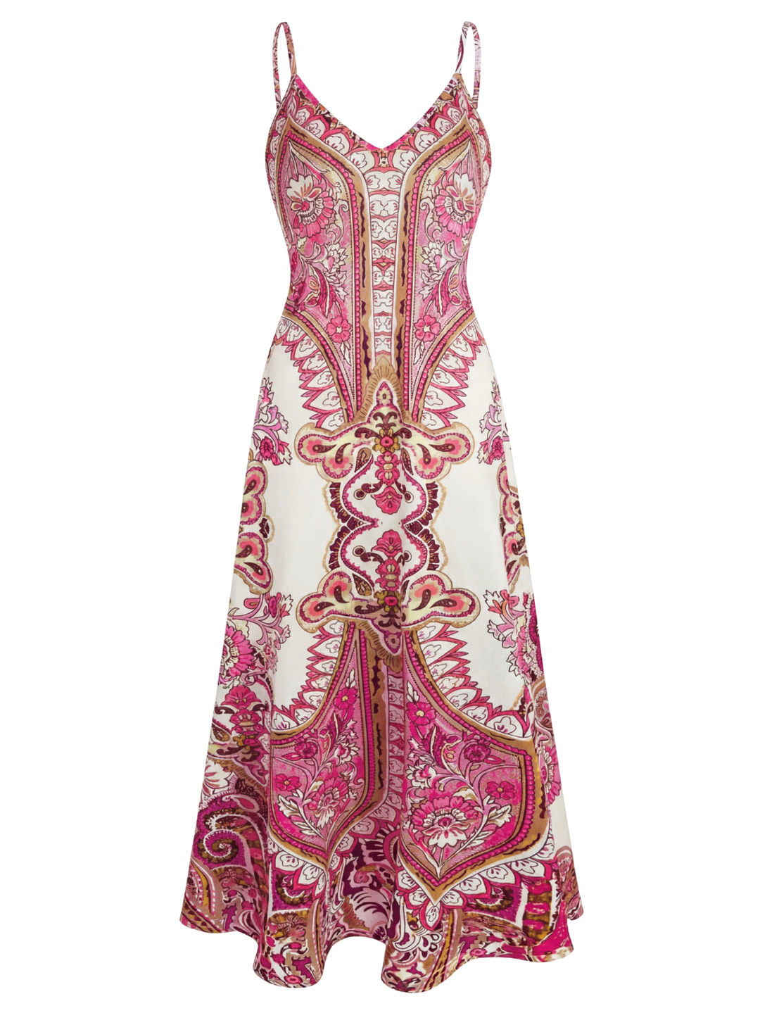 Sammy | Boho bloemen print zonder mouwen jurk