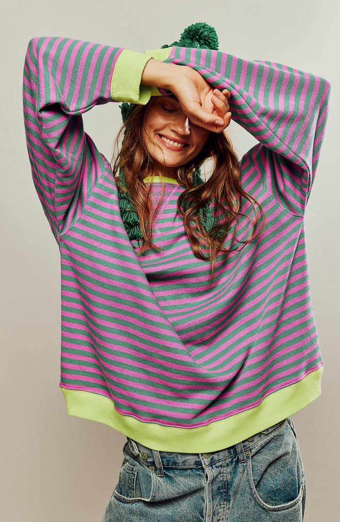 Ashley | Playful gestreepte trui