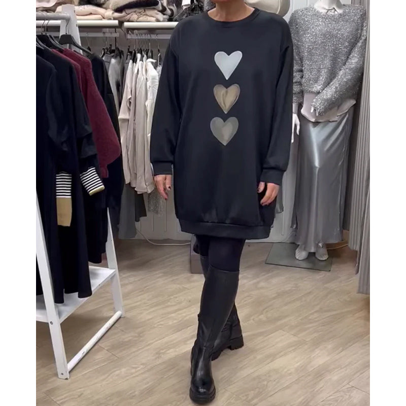 Briana™ | Casual sweatshirt jurk