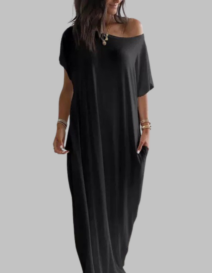 Shael™ | Loose fit ronde hals sleep nightdress