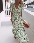Delia | Moderne bloemenjurk