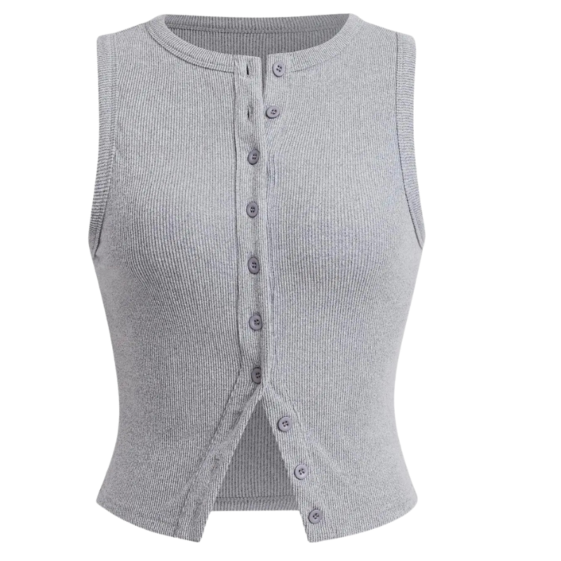 Kylie™ | Klassieke ribbed casual crop top