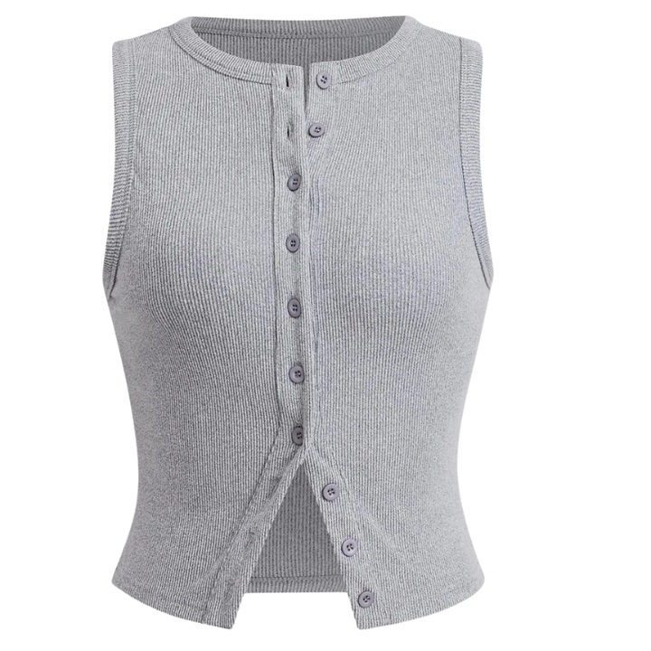 Kylie™ | Klassieke ribbed casual crop top