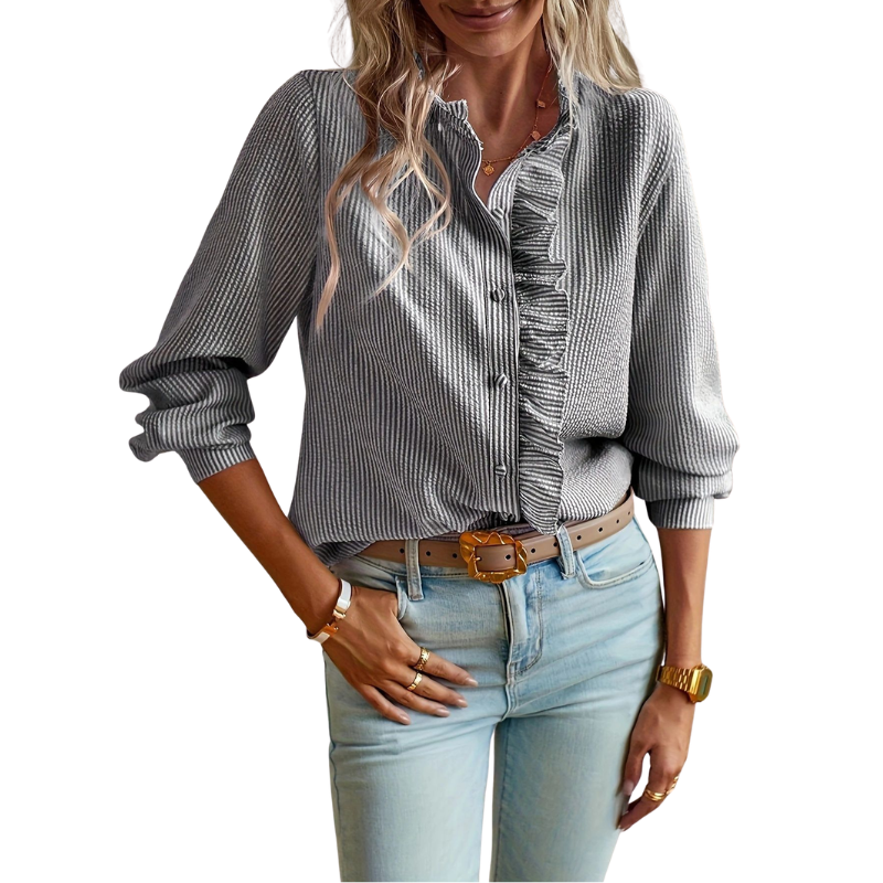 Criza™ | Effortless button front blouse
