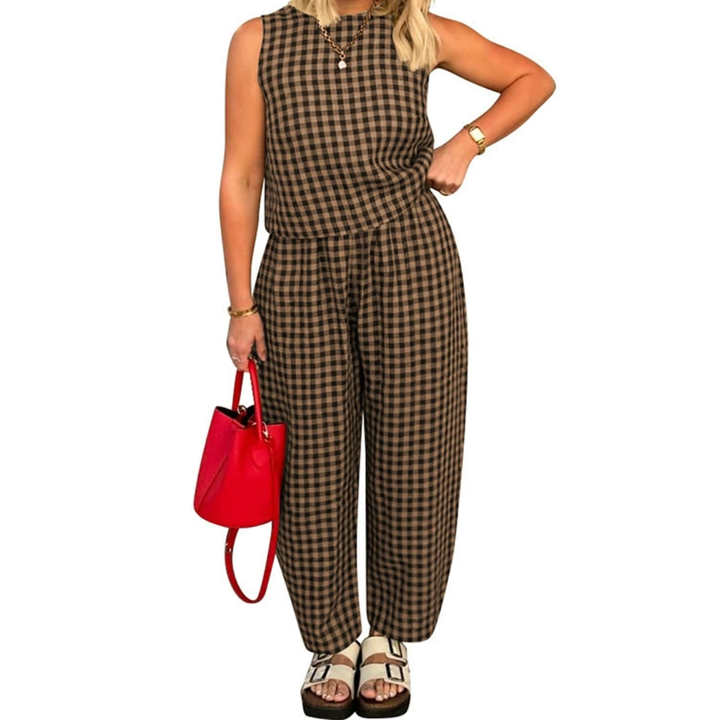 Shaniah™ | Loose fit pocket crop top & broek set