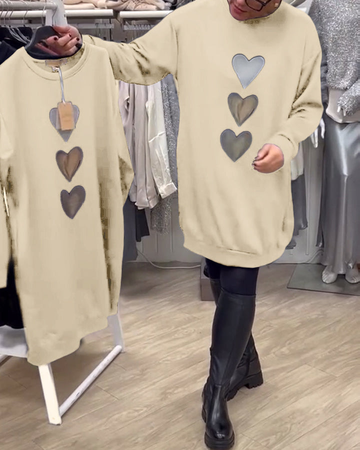 Briana™ | Casual sweatshirt jurk
