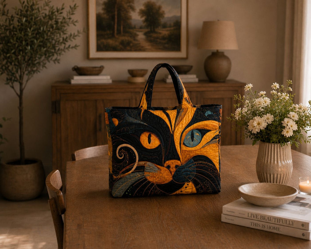 Gewatteerde shopper - Mystic Cat