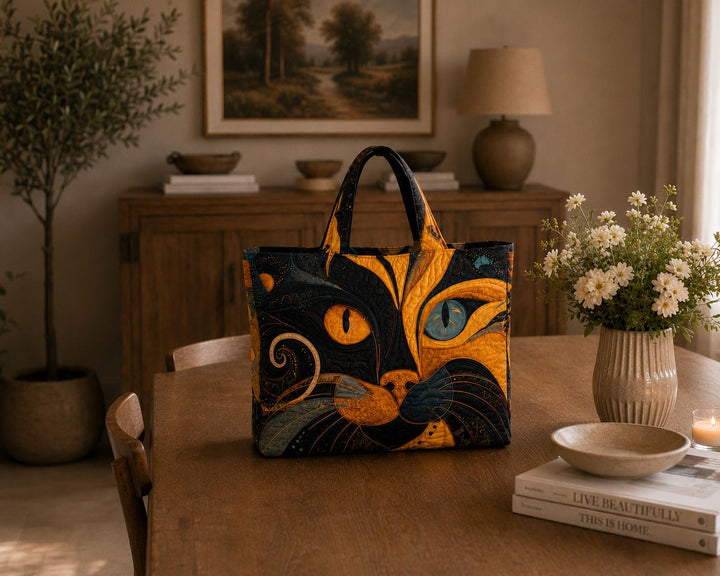 Gewatteerde shopper - Mystic Cat