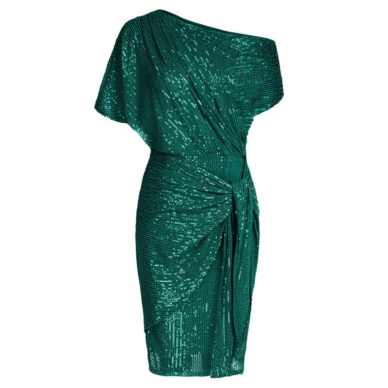 Aurelia™ | Elegante sequined off-shoulder bodycon party jurk