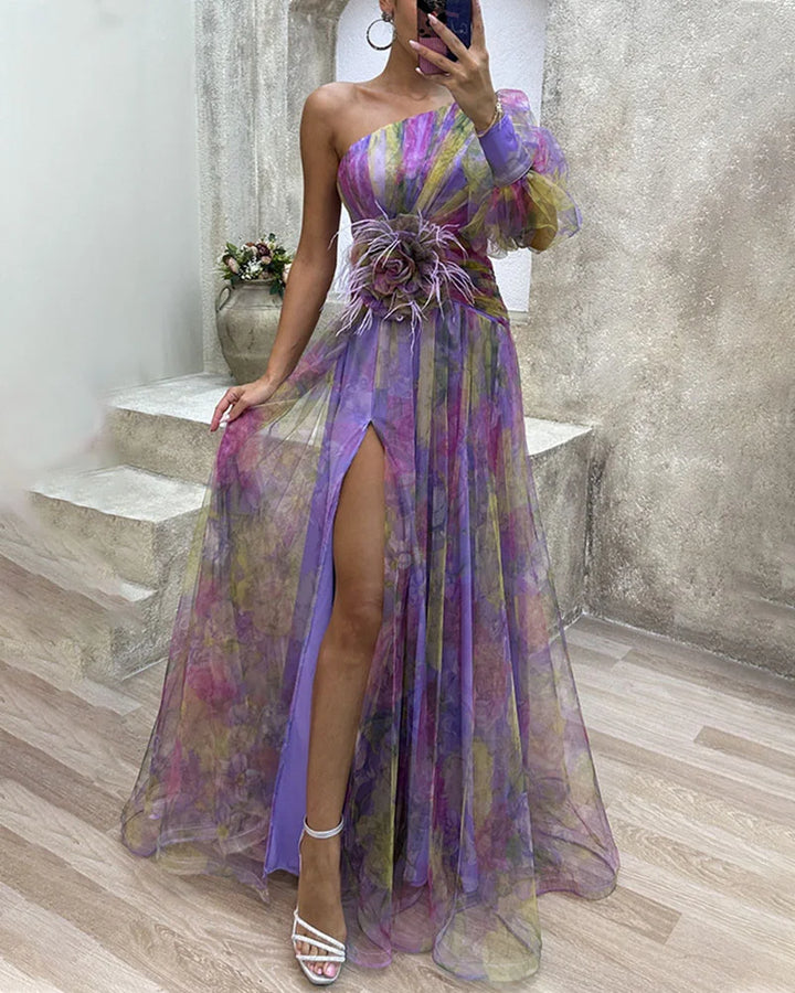 Cecelia | Elegante split jurk