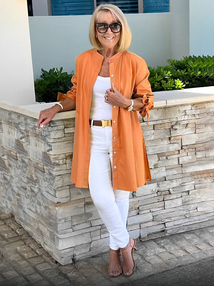 Célina™ | Classy lange shirtjas
