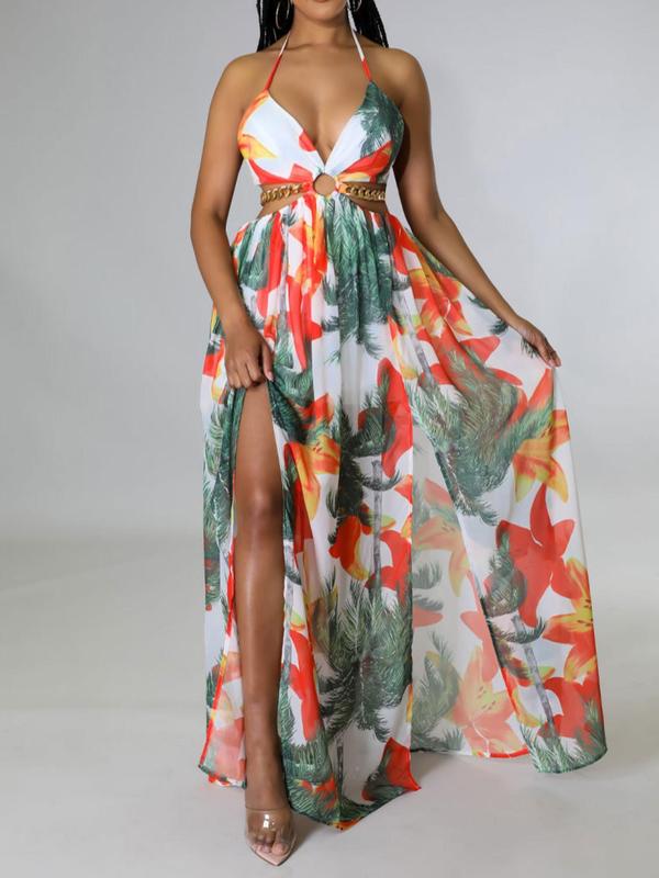 Vanina™ | Radiant bloemen maxi jurk