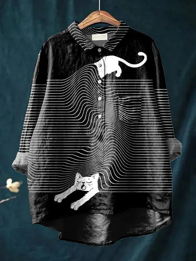 Cora™ | Cat art shirt