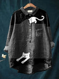 Cora™ | Cat art shirt