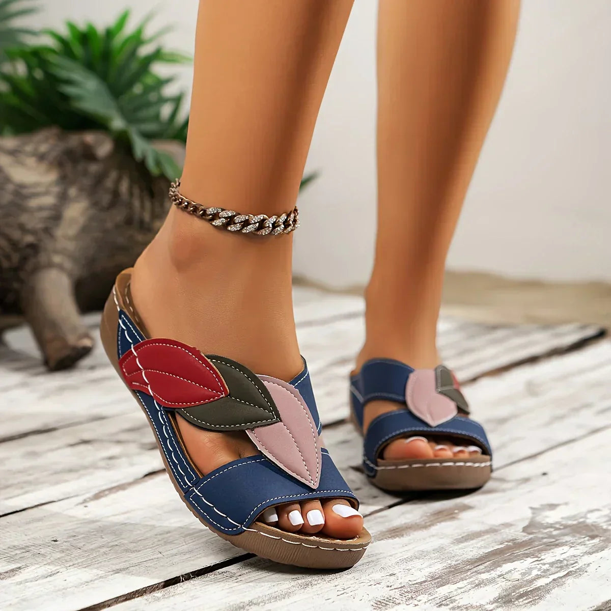 Solveig™ | Slip-on sandalen