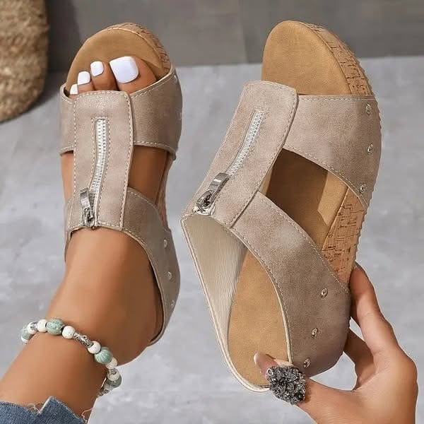 Aria | Orthopedische sandalen met rits