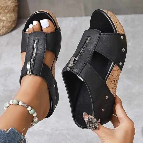 Aria | Orthopedische sandalen met rits
