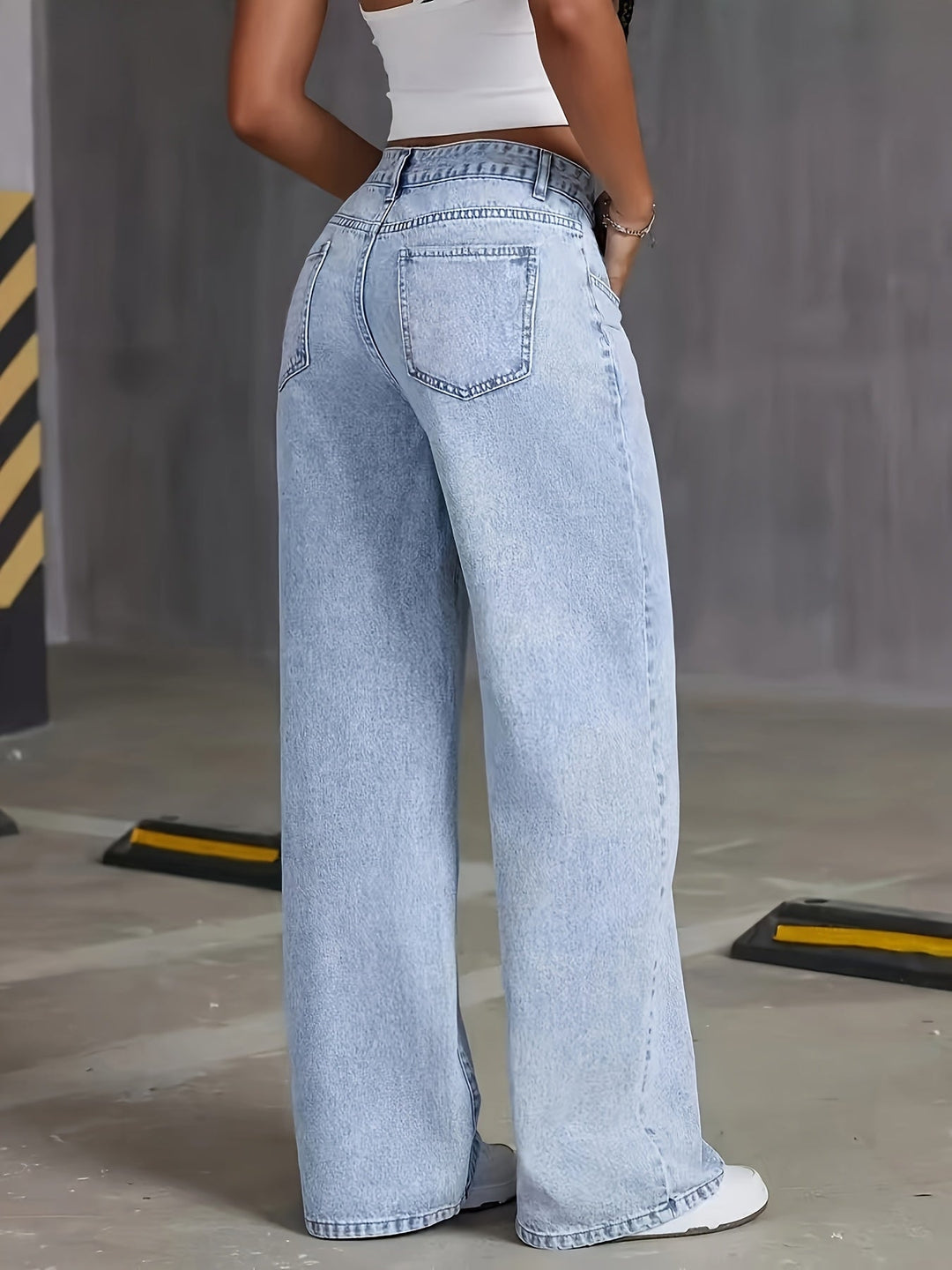 Philippa™ | Trendy high-waist denim