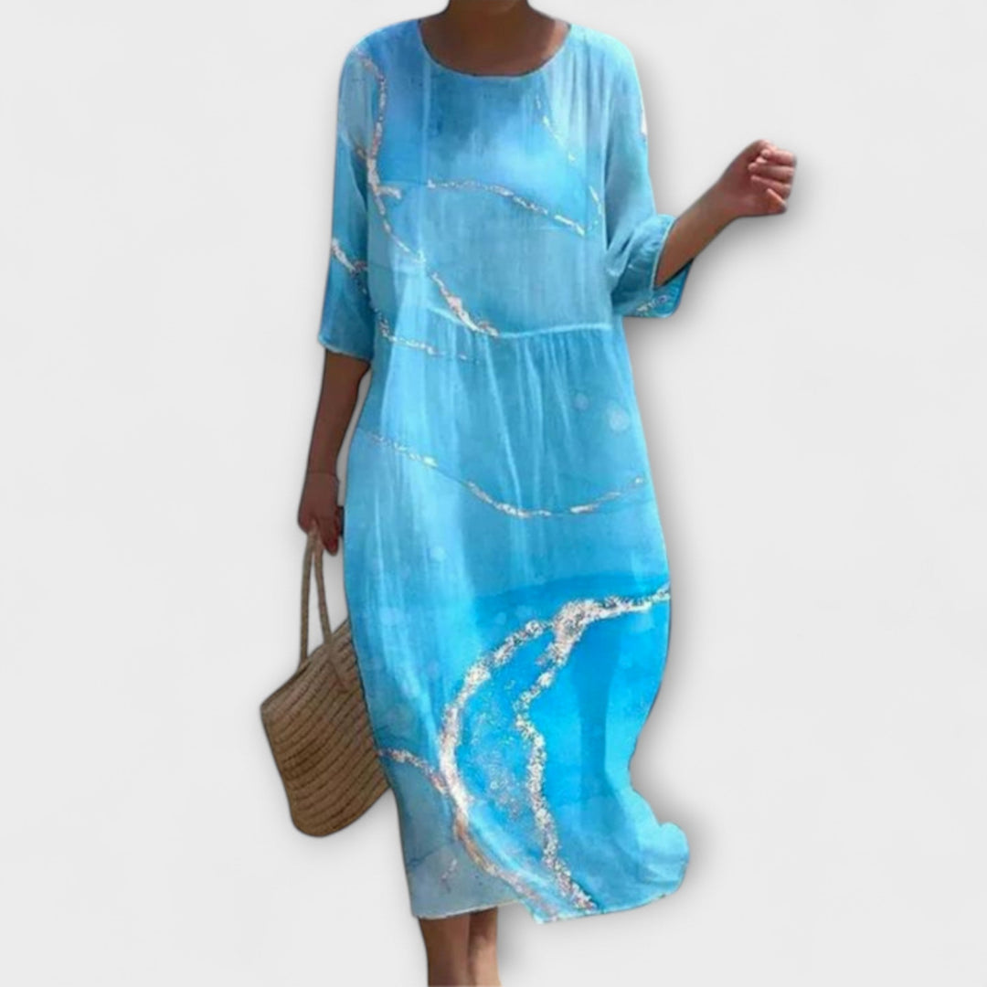 Shae™ | Elegante bloemen maxi jurk